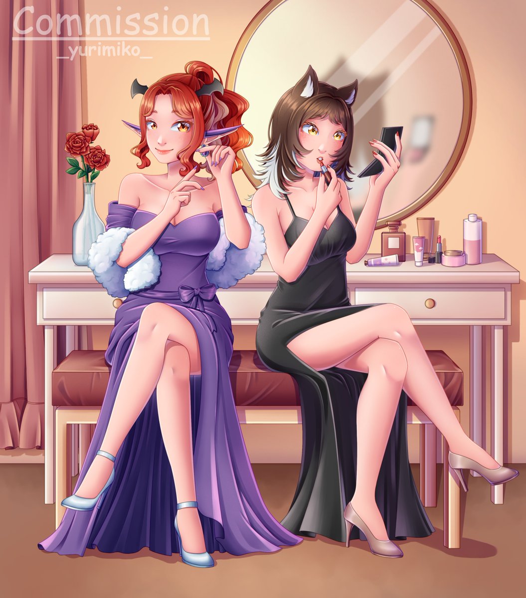 _yurimiko_'s tweet photo. Commission for @Exorblou 
#art #animestyle #commission #commissionopen #animegirls #kritaartwork #artwork https://t.co/xsBgm4dGWk
