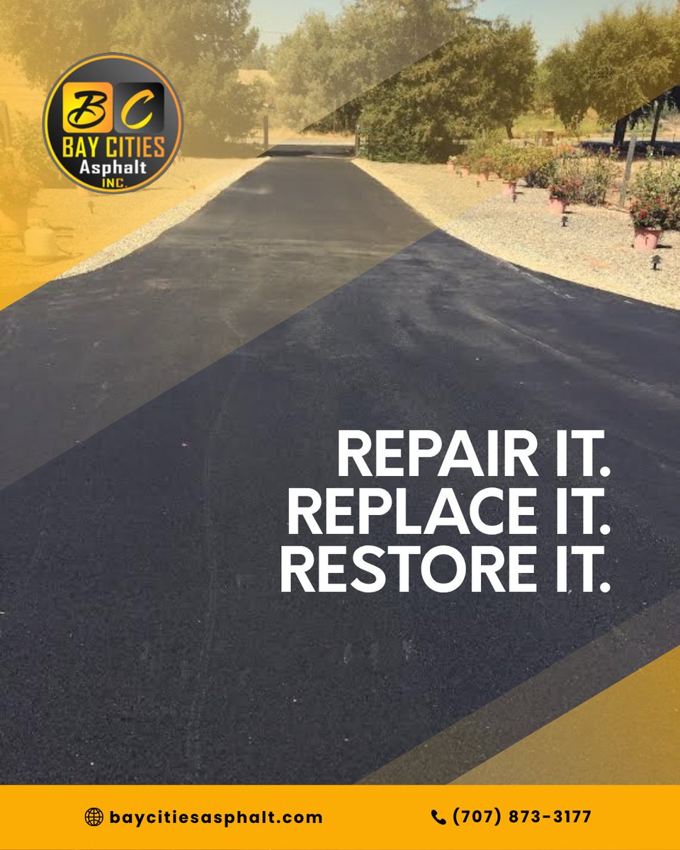 AsphaltBay's tweet photo. No matter the size or condition of your parking lot, our team can repair or replace it with long-lasting results. 🚧🔧🅿️
📞(877) 908-7987
💻https://t.co/Uyczhita94

#ParkingLotRepair #AsphaltRestoration #CommercialProperty #BayCitiesAsphalt https://t.co/tqvrYebk1I