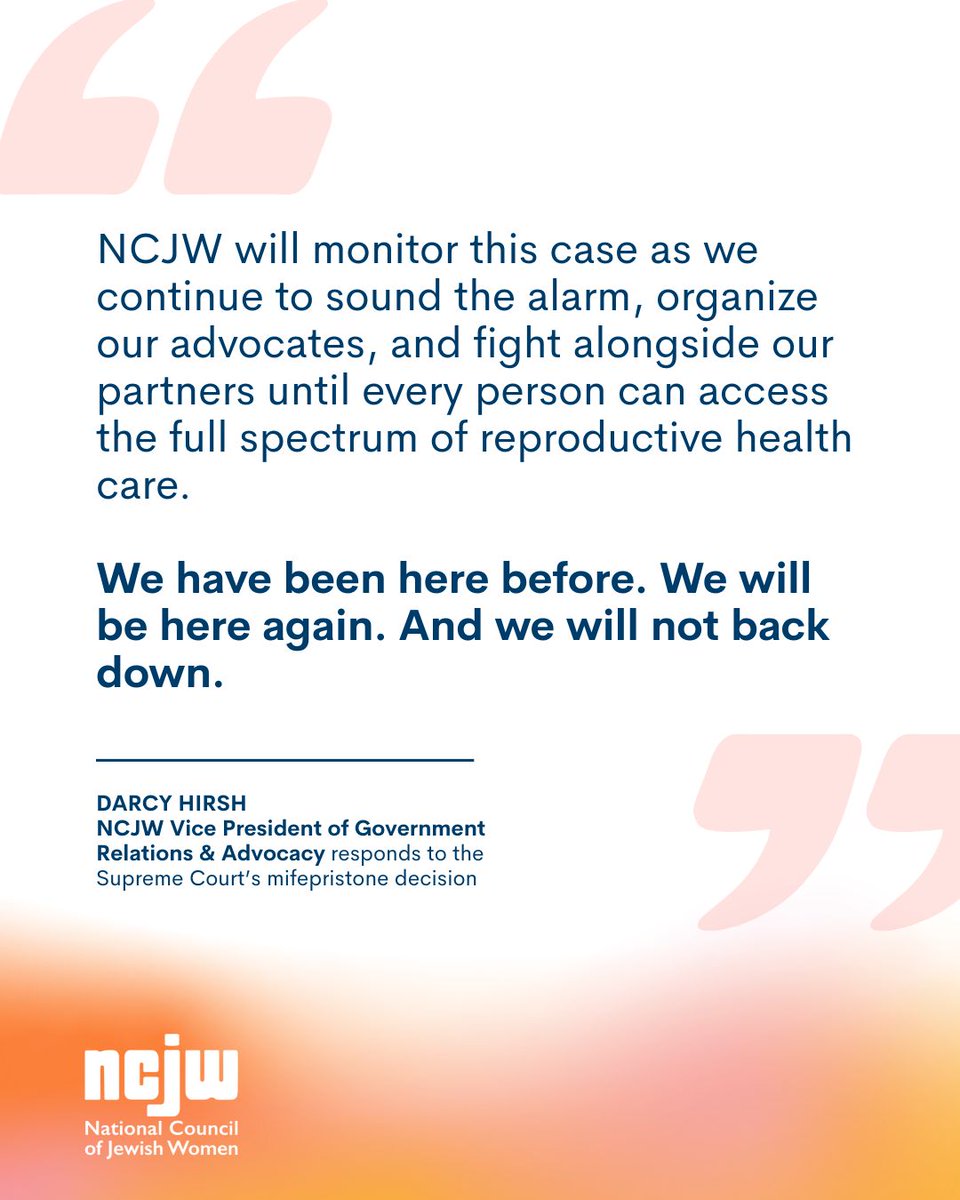 National Council of Jewish Women tweet media