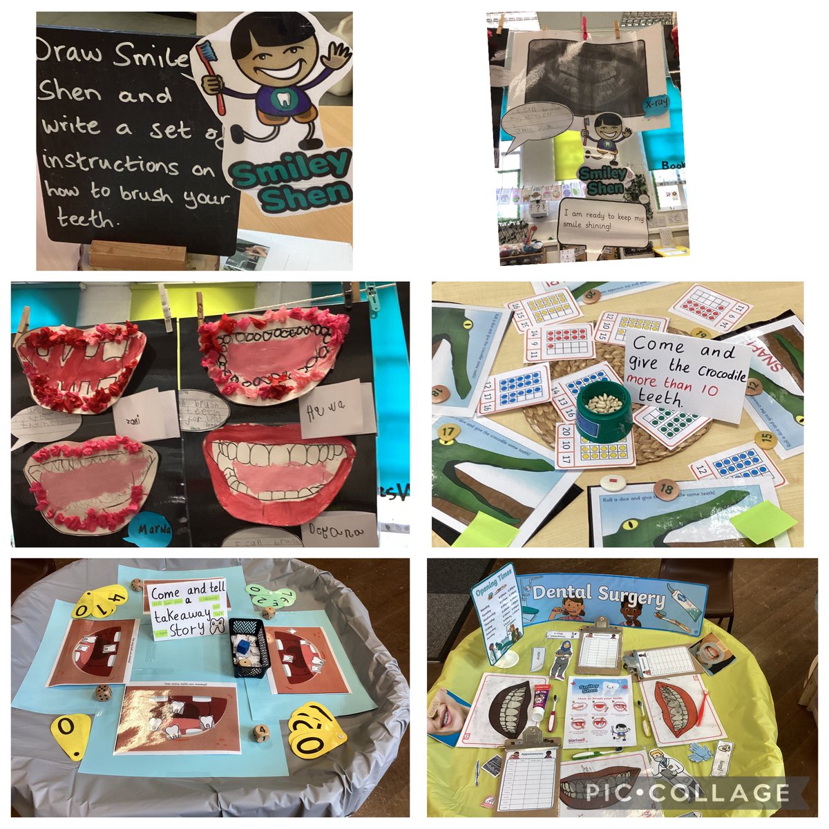 wyndclf's tweet photo. What a busy week Reception it’s been. Smiley Shen has helped us with our learning…”How to look after our teeth:” Remember to brush twice a day! #LeighTrust #WPS #Reception #SmileyShen #Startwell https://t.co/1PGgPXGnqE