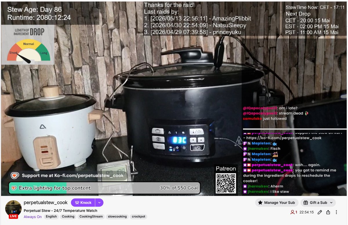 Perpetual Stew Cook tweet media