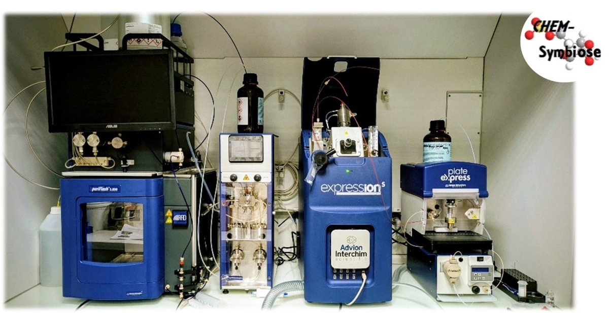 GIS_IBiSA's tweet photo. La #plateforme CHEM-Symbiose étoffe son parc d'équipements avec un nouveau système de  purification et d'analyse cofinancé par le GIS IBiSA ➡️  https://t.co/JNhF8zEI1n @CNRSbiologie @CNRSchimie @NantesUniv #Biogenouest @chem_france https://t.co/QznNuCVqbl