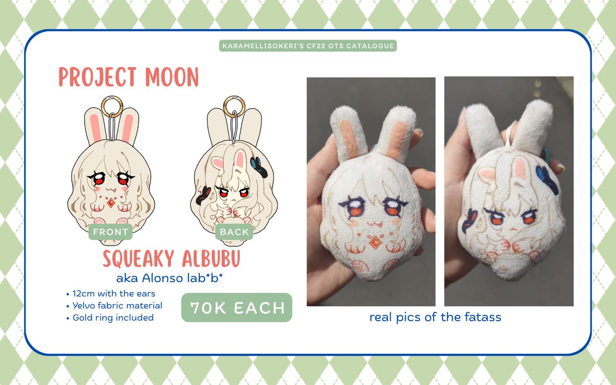 karamellisokeri's tweet photo. (1/3)
Likes and shares  are appreciated!
This is my OTS catalogue for #cf22
📆 16-17 May 2026
📌 Goner Gongyuan
Fandom: Limbus Company, project moon (argalia doang bjir), Arknights dan OC

See you tomorrow!!!!
#comifuro22 #cf22catalogue https://t.co/xaFuUqZDmZ