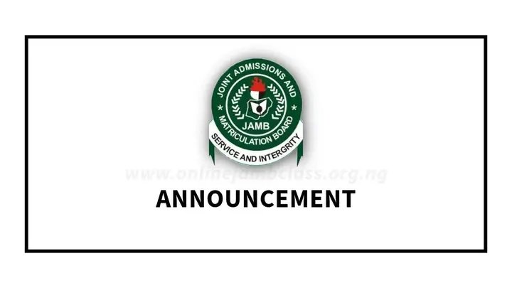 MoshoodOlamid15's tweet photo. BREAKING NEWS : Jamb begins Change of Institution/Course at CBT Centres Nationwide.

#HonourableOlamide
#Olamidenewsupdate https://t.co/4H2fGF3HId