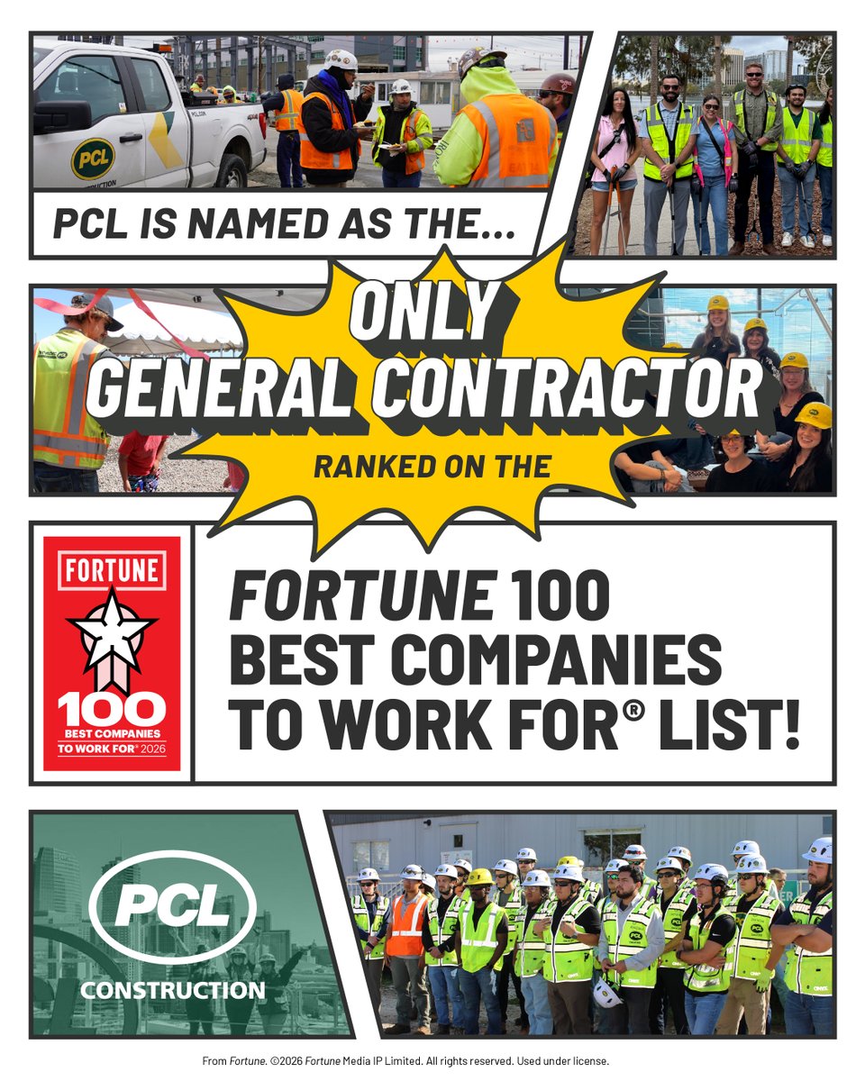 PCL Construction tweet media