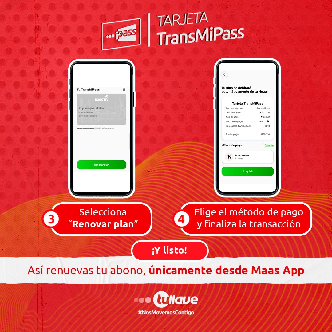 Tarjeta tullave plus tweet media