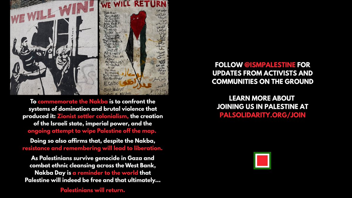 International Solidarity Movement tweet media