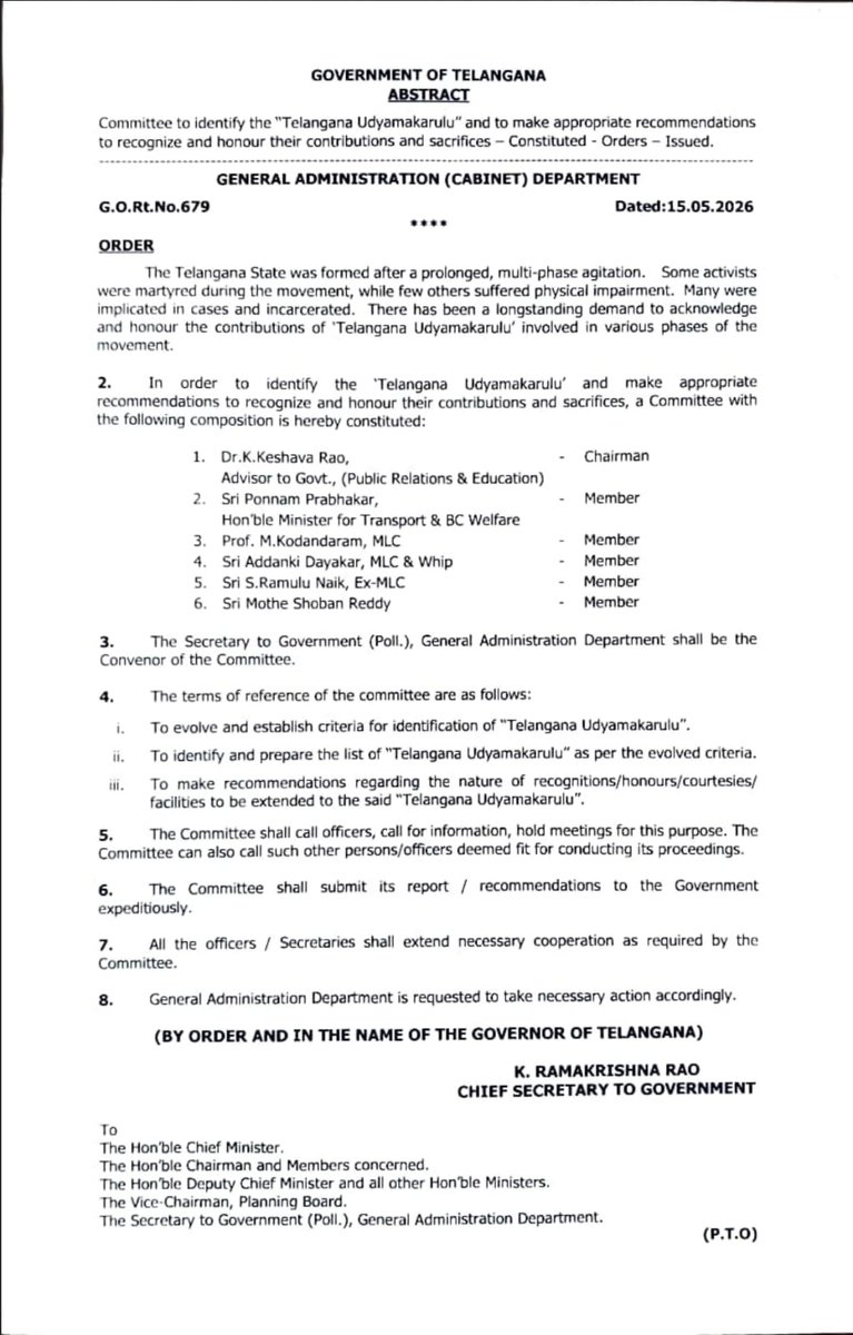 Congress for Telangana tweet media