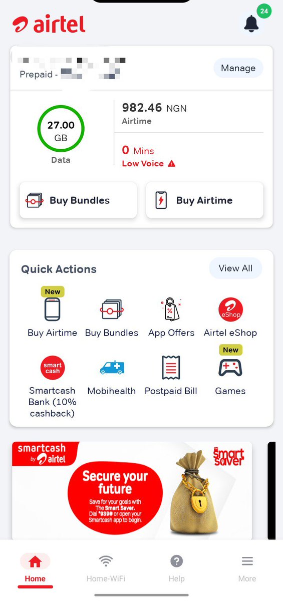 Hiamjether's tweet photo. Loving the new UI @AirtelNigeria https://t.co/lrz1zLaWAf