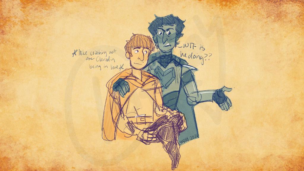 charleyischaos's tweet photo. ⚔️🔮Cleradin cause BraveByers got me HOOKED♥️✨

[1/2]

Day THREE of of posting my TT content to other platforms!
made a lil comic cause my fyp has been overrun by #bravebyers lol 

LOVE #cleradin making #byler rethink their relationship 🤭 

#mikewheeler #willbyers #bylerfanart https://t.co/ijkN3KwigY