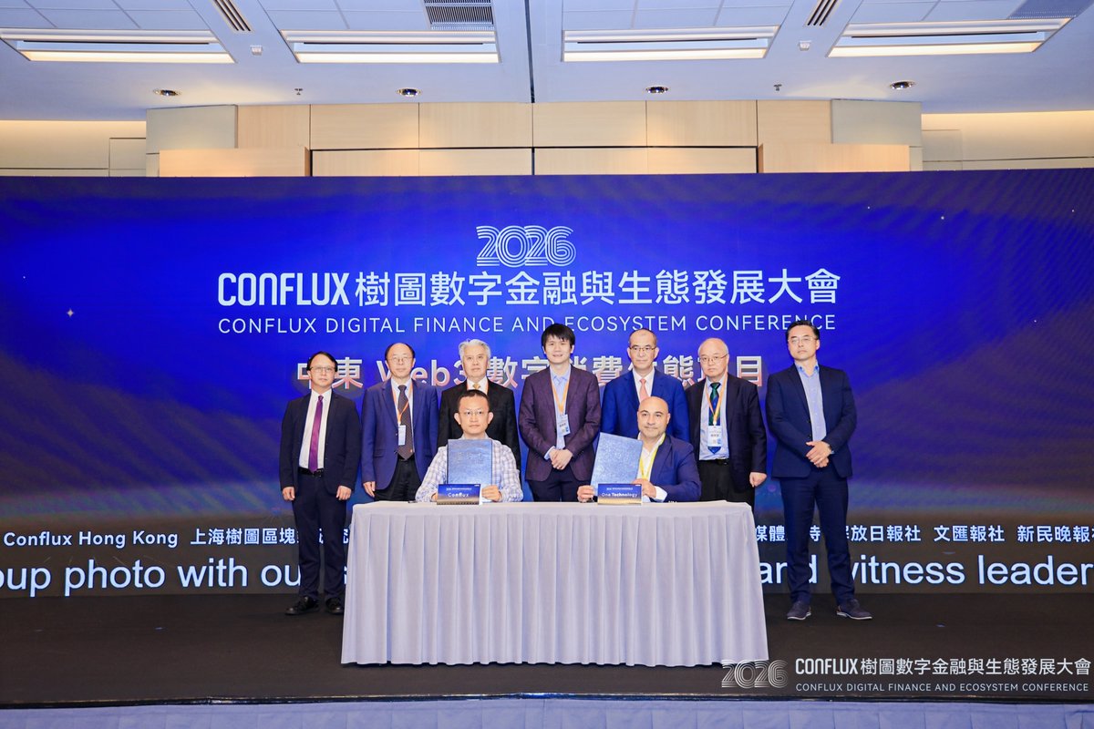 Conflux_ID's tweet photo. Haloo Conflux fam 

Intip yuk beberapa momen seru dari acara 2026 Conflux Network – Digital Finance &amp; Ecosystem Conference di Hong Kong kemarin. 

Terima kasih banyak buat kalian semua yang sudah menyempatkan hadir dan meramaikan acaranya! https://t.co/3FmNK0RI1J