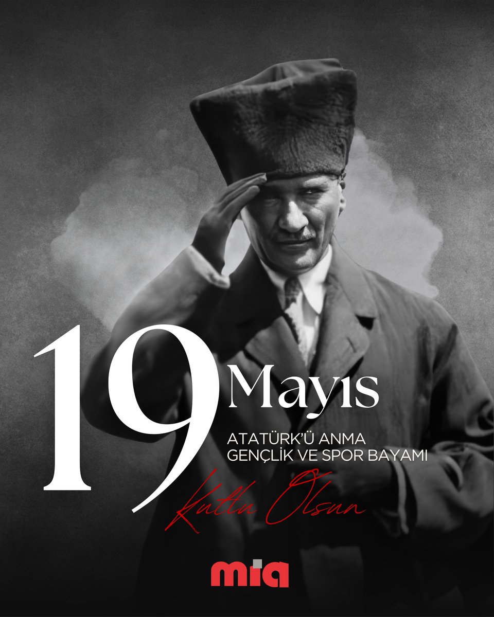 MiaYapim's tweet photo. Atatürk’ün gençliğe armağan ettiği bu anlamlı günde, birlik ve beraberlik içinde nice güzel yarınlara ulaşmamızı dileriz. https://t.co/7U9SYWWCpa