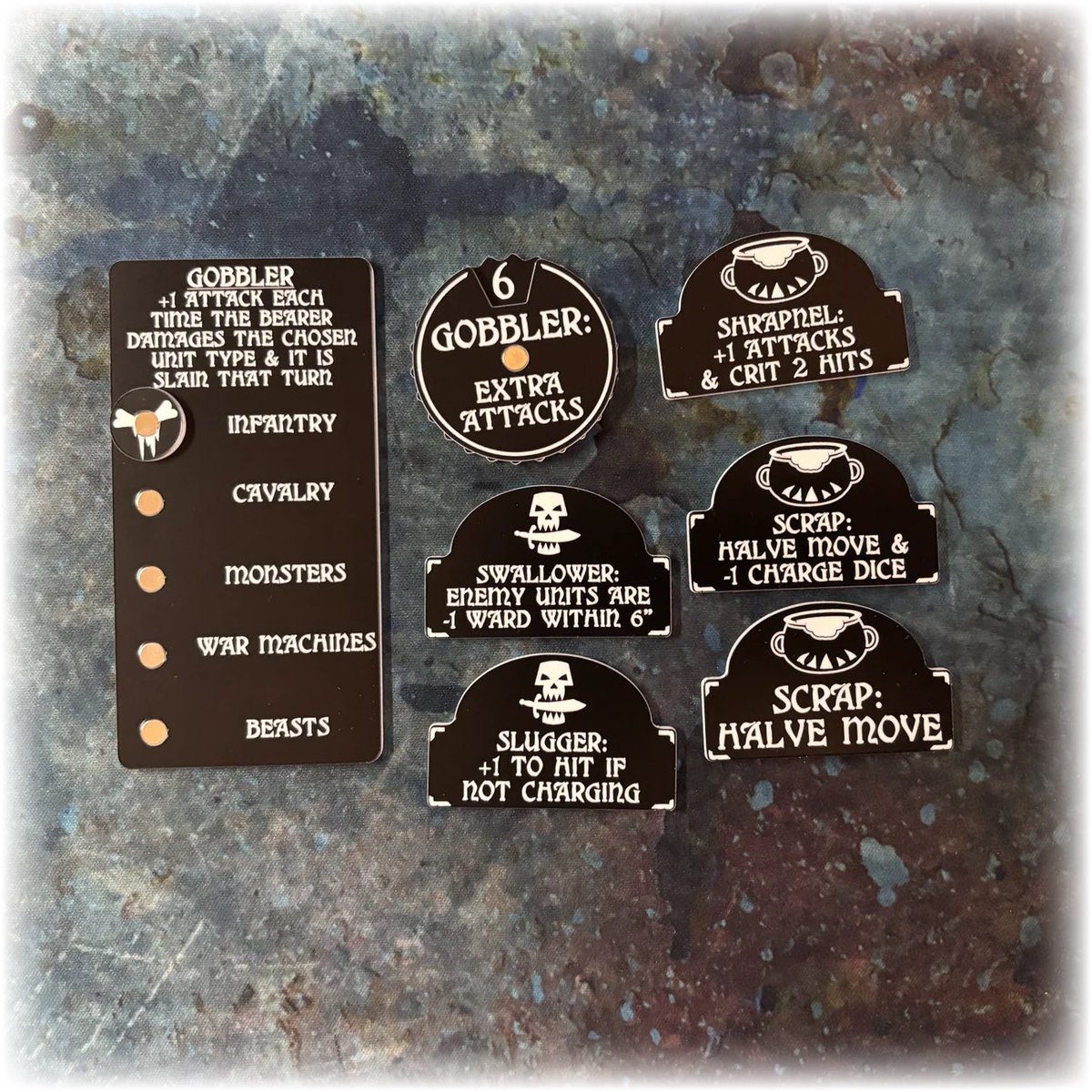 ppaintedstudios's tweet photo. 25% Sale discount on some ‘Scourge of Life’ &amp; Renown Army Token Sets,  only 1 of each at these prices! https://t.co/YpOyBZO1V7