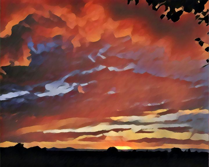 KevinRehorn's tweet photo. Art of the Day! "September Sunset". Buy at: https://t.co/6QEE85a86F https://t.co/GgI5cSONEW