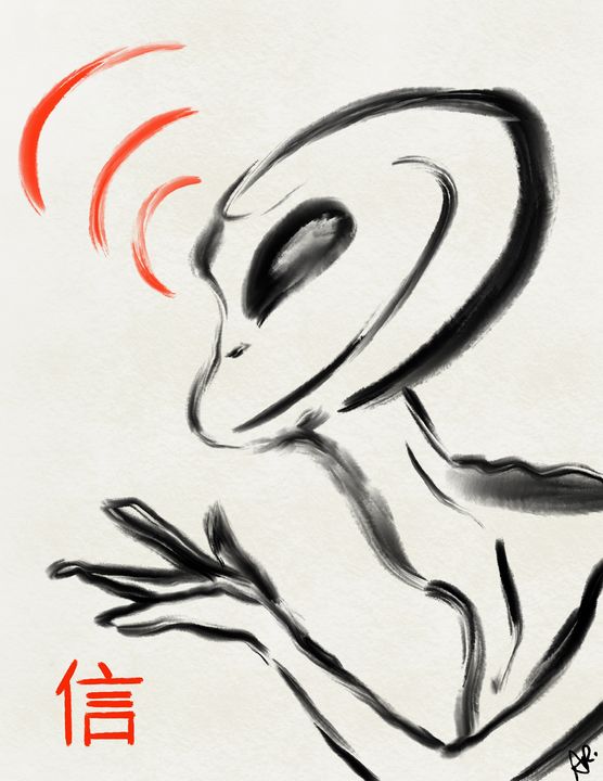 _framed's tweet photo. Art of the Day! "信". Buy at: https://t.co/aXTVTLVclE https://t.co/PIDmOSebaK