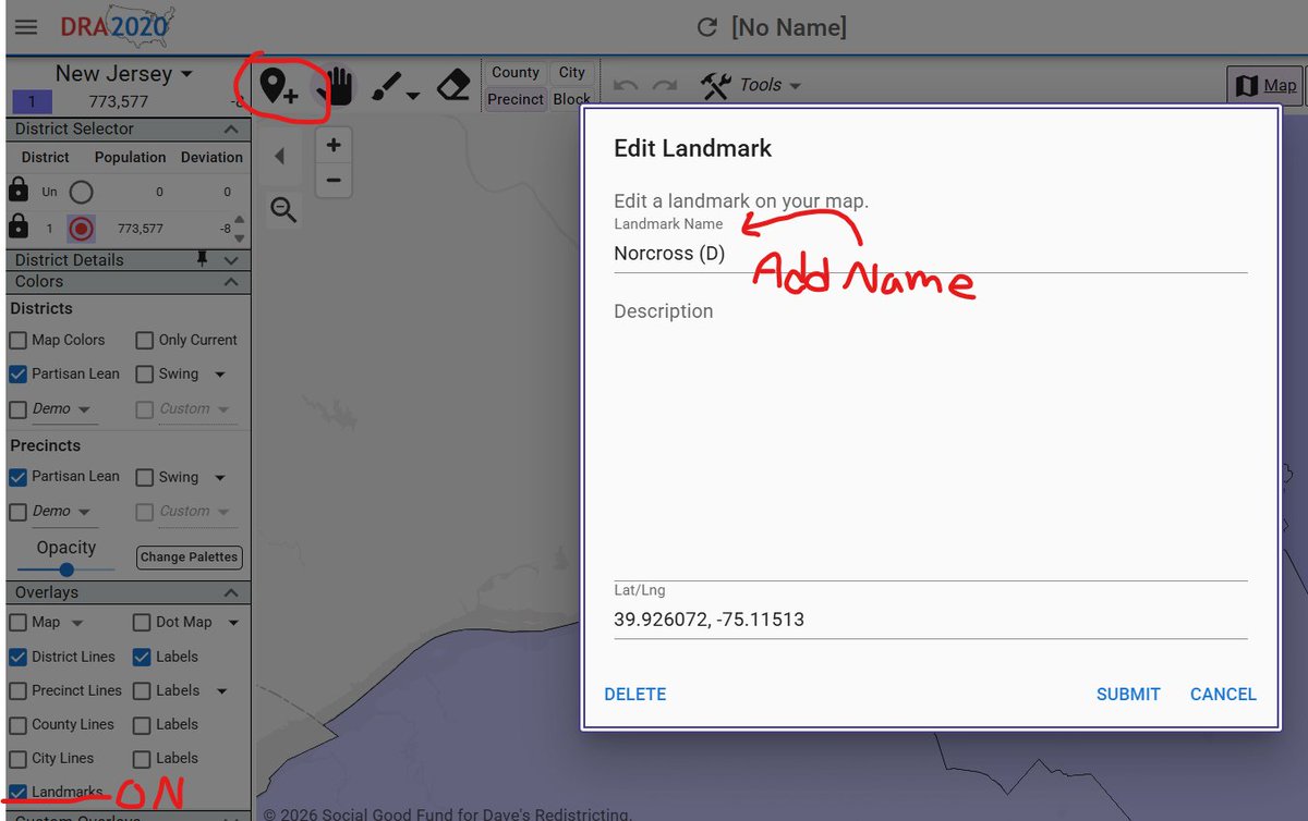 Bilfb1lfbilf's tweet photo. @electionsjoe I dont think DRA has incumbents homes as public info. I The best way for me is finding their hometown through Wikipedia &amp; using landmarks to label their homes. You can also find cities of candidates on their campaign websites, typically at the bottom. https://t.co/fgmFEEYBxm