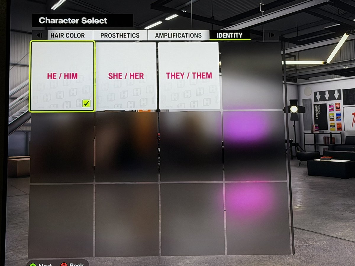 fantomphox's tweet photo. Hey @Xbox what’s this they/them trash doing on the game?! Game shouldn’t have some woke crap in it. https://t.co/DmlRF7eWGY