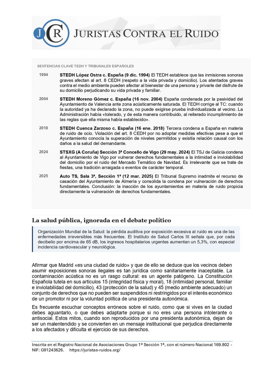 Campaña Contra el Ruido | Oficial tweet media