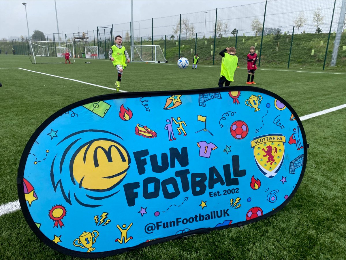 AFCCT's tweet photo. ⚽️ McDonald's Fun Football! 

It has been a fantastic block of McDonald's Football Fun so far with sessions involving lots of activities, games and teamwork.😁

These sessions ensure that everyone in the community can access and enjoy football!

@ScotFANorth @FunFootballUK https://t.co/VtLzx7060e