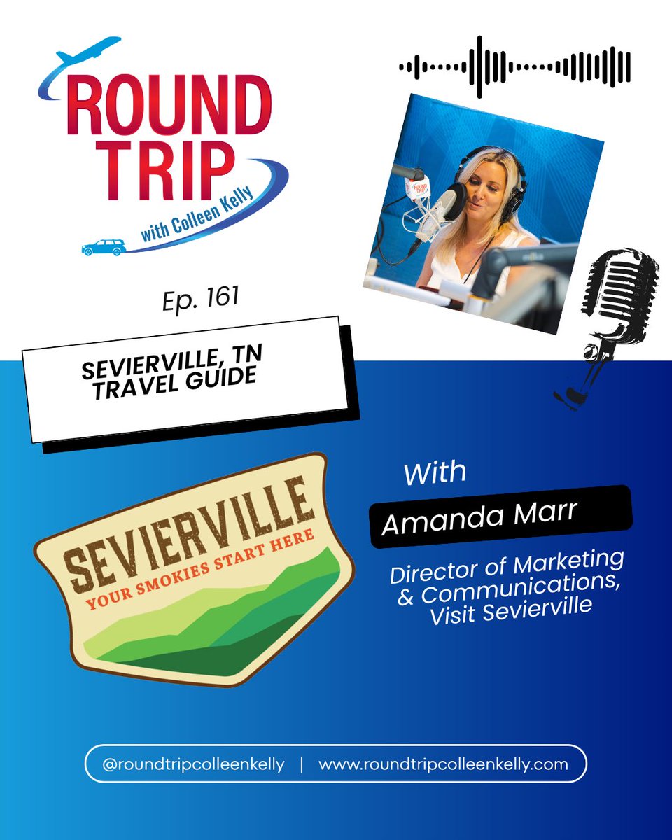 RoundTripCK's tweet photo. From the Smokies 🏔️ to Dolly 🎤 to luxury cabins 🌲, @visitsevierville has some surprises you won’t want to miss hearing about…

Listen as a podcast or watch on YouTube.

🔗Link in bio. 

#travelexpert #travelpodcast #roundtripcolleenkelly #sevierville  #tennesseetravel https://t.co/X1uNrjq9DC