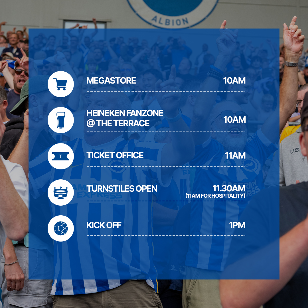 Brighton & Hove Albion Supporter Services tweet media