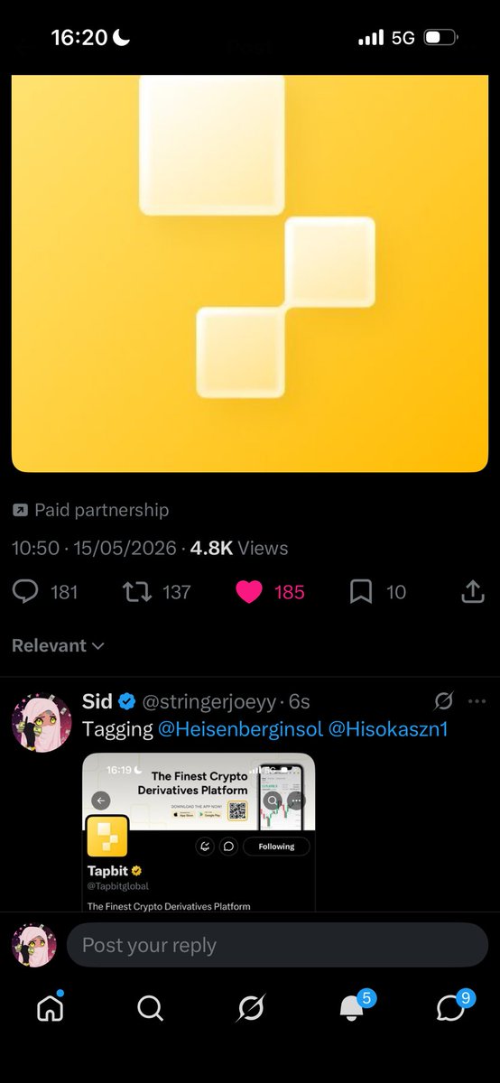 Sid tweet media