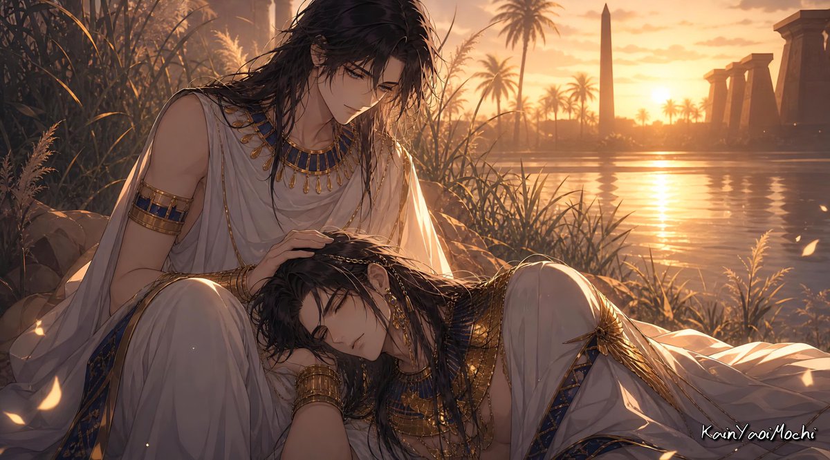 kainyaoimochi's tweet photo. “I forgot everything. But my heart didn’t.”
❤️‍🔥 Watch the full video on YouTube.🔪 https://t.co/LnTPY52PdH
#AudioBL #BoysLove #AncientEgypt #Pharaoh #DarkFantasyBL https://t.co/7AVpO3aMaF