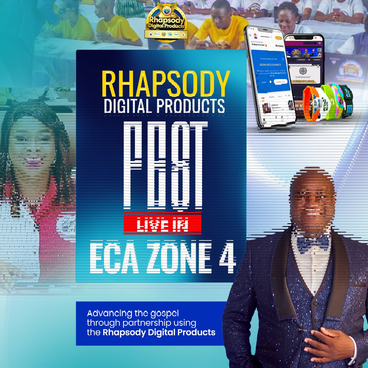 prospergermoh's tweet photo. RHAPSODY DIGITAL PRODUCTS FEST – LIVE IN ECA ZONE 4! 

Advancing The gospel through partnership using our digital products 

Igniting Kingdom Impact Through Digital Partnership  

The Rhapsody Symposium is LOADING…  

Get ready for a powerful, life-changing experience!  Something massive is about to break forth in ECA Zone 4 — an unstoppable wave of impact, influence, and financial breakthrough!  

This is your moment to discover how to leverage our anointed digital products to:  Advance the Gospel with speed and excellence  
Smash partnership targets and go beyond all boundaries  
Turn your passion for souls into sustainable Kingdom wealth

If you’ve been praying for the “how” — this is it.  Something hot, strategic, and heaven-backed is coming for ECAZ4, and you cannot afford to miss it.  Sign up today.
Position yourself.
Sharpen your mindset.
Prepare to rise.  The harvest is ripe. 

The tools are ready.
Are you ready to step into your next level?  Let’s do this together — for the Kingdom!   #RhapsodyDigitalFest #ECAZ4 #KingdomWealth #DigitalHarvest
#DigitalProducts