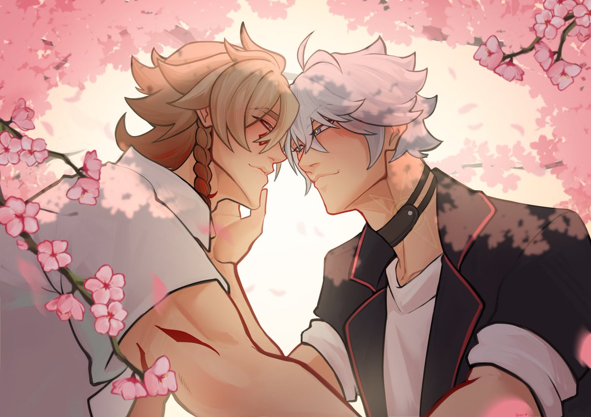 Gou_u3u's tweet photo. Highschool au 🌸 #phaidei https://t.co/aajIV6Qh1l