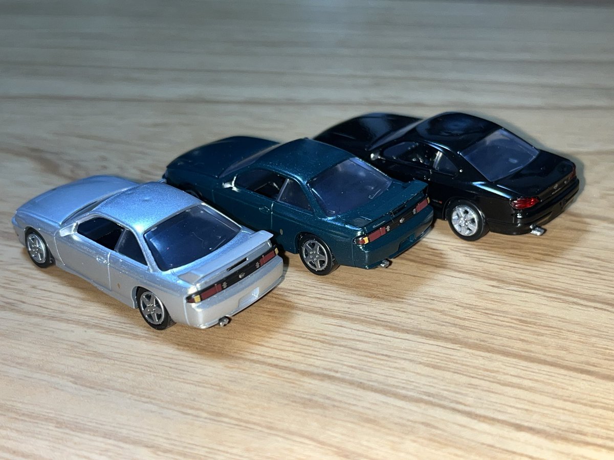 kurumamaru's tweet photo. シルビアS14&amp;S15ver.2
予算2,000円のところ4回目にシルバー入手！

場所 平安堂　諏訪店　ガシャココ
在庫　20時くらいに半分以上あり

過去にS14に乗っていてシルバーが発売と聞いて絶対欲しかった

#シルビア
#S14
#S15
#ガチャガチャ
#平安堂諏訪
#ガシャココ https://t.co/TR8dU6Fx9Z