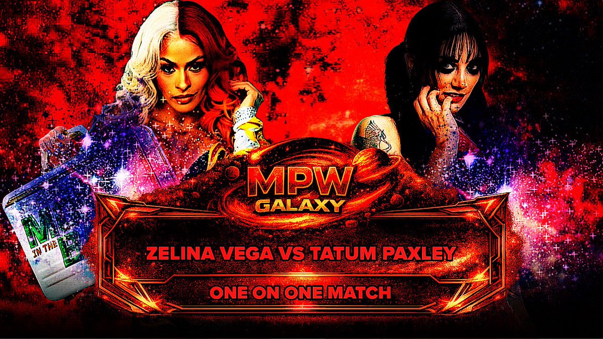 MidnightWrestle's tweet photo. Zelina Vega @M0NROEXO (6-3) 

VS

Tatum Paxley @EST4FATUU (39-32-3) https://t.co/5hTnm1cEkQ