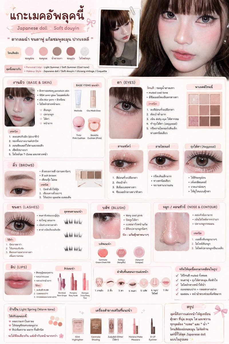 moshimoji__'s tweet photo. แกะเมคอัพลุคนี้ของพั้นรักแมว 😻👀

จริงๆลุคนี้น้องใช้ลิป L'Oreal Hyaluron tint สี 601+490 นะ แล้วสีสวยมากกกก ฟิลปากลูกคุณหนูตุ๊กตาแบบฉ่ำละมุนสุด ๆ🥹✨💖

601 จะให้ความชมพูนู้ด MLBB แบบหวานละมุน ส่วน 490 เพิ่มความ juicy ดูปากอิ่มแบบสุ��ภาพดี💋 https://t.co/UbEweznBNp