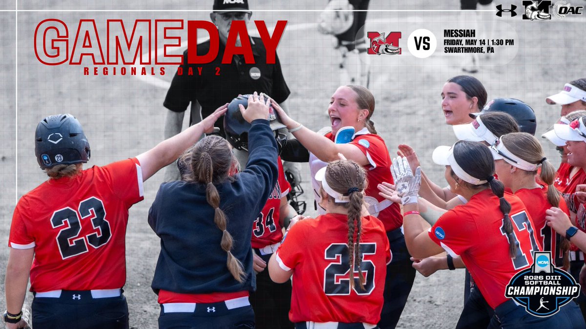MuskingumUnivSB's tweet photo. 🚨REGIONALS GAMEDAY🚨
One game. One fight. One step closer.

#fightingmuskies #defendthem #MUSBontop https://t.co/hpOGnAWbsA