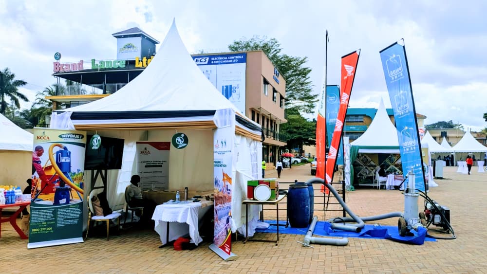 Weyonje's tweet photo. We proudly showcased innovative sanitation and waste management solutions at the 10th Procurement Summit and Exhibition. Among the highlights was the Pupu Pump, which demonstrated the journey @KCCAUG has taken to improve the technology for emptying and to advance FSM. https://t.co/RdgfpgOMqb