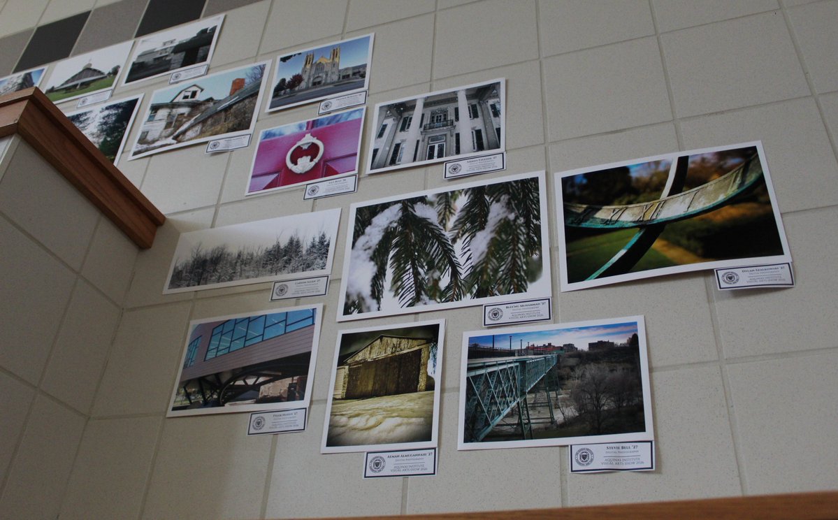 AQInstitute's tweet photo. As we close out Aquinas Arts Week, here’s a look at some of the incredible student artwork on display for those who weren’t able to make it in.
Thank you to our students, dedicated faculty &amp; staff, supportive families, and everyone who helped make this week special! @AQPrincipal https://t.co/zMiaFD8Q0q