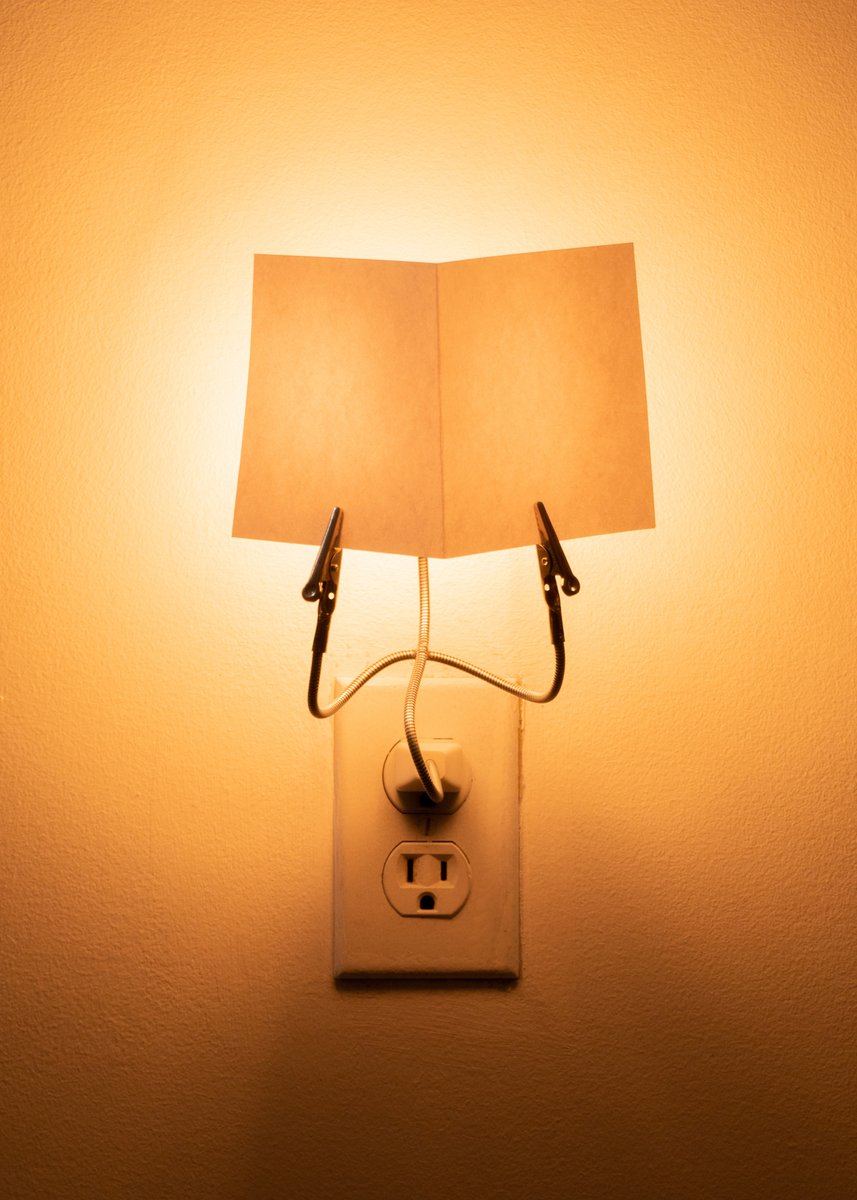 nickpbaker's tweet photo. Reading Man nightlight https://t.co/r8tfqZ6VhB
