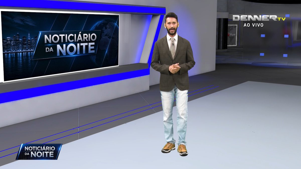 dnnertv's tweet photo. Nova identidade visual do "Noticiário da Noite" com Denner https://t.co/8AMIienxVc