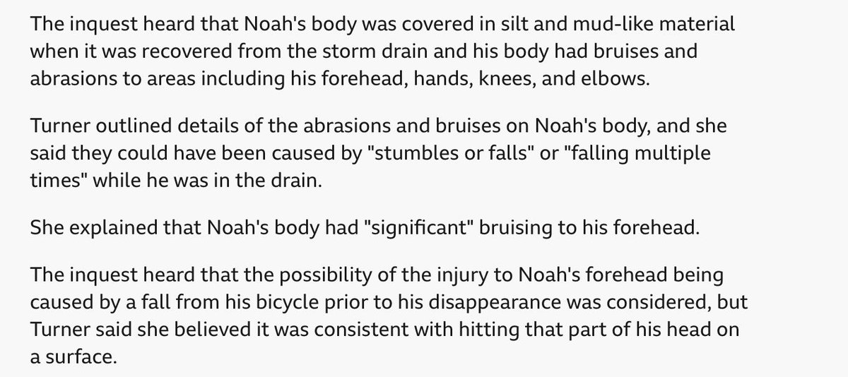 vmcmahon's tweet photo. @KateDon67751469 @Barneyhen That is not what the pathologist told the #JusticeForNoahDonohoe inquest back in March as was widely reported at the time as in this article.
https://t.co/NoZOABbaOx https://t.co/qKgyHEEm4u