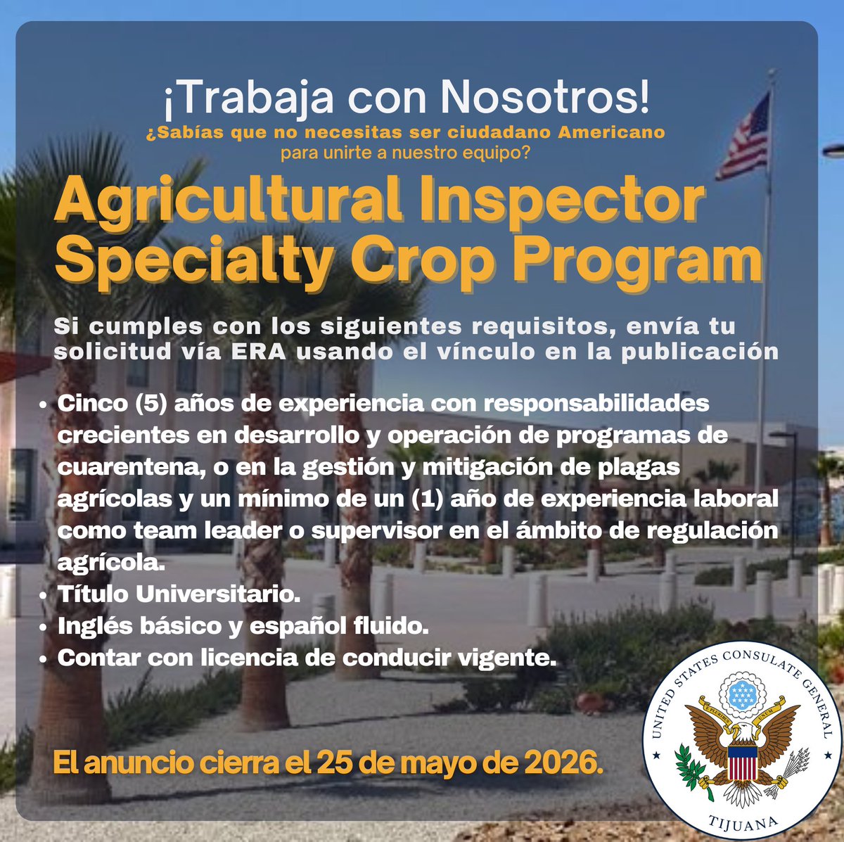 U.S. Consulate Tijuana tweet media