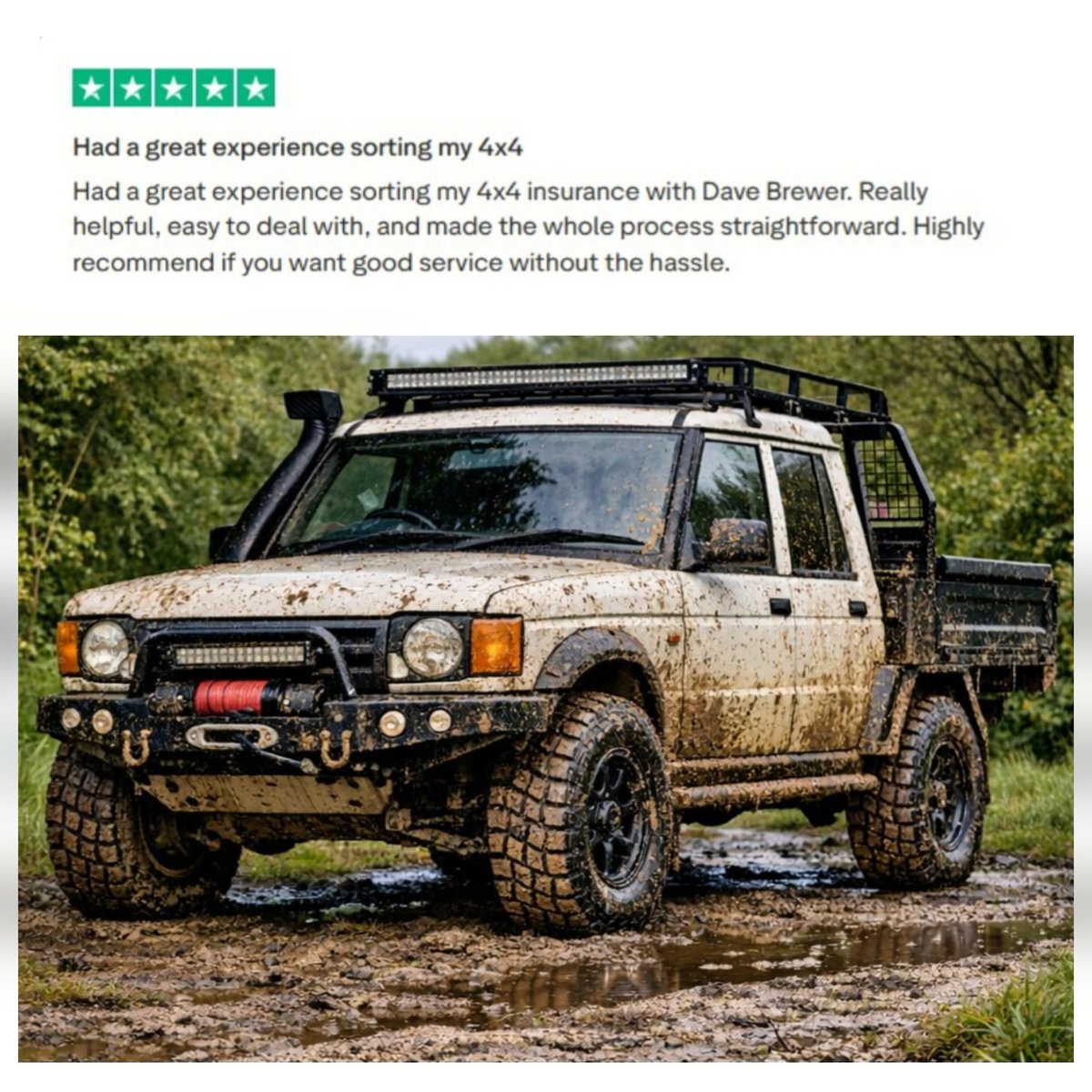 Insurance4x4's tweet photo. Had a renewal through or just looking around for an insurance quote on your modified 4x4, Land Rovers, Suzuki Jimny, Nissan Terrano, Landcruiser's, L200's, Navara's, what ever you are using for your green laning or off roading send me a DM | PM or WhatsApp. Thank you  07493799355 https://t.co/L9frwyPvfw