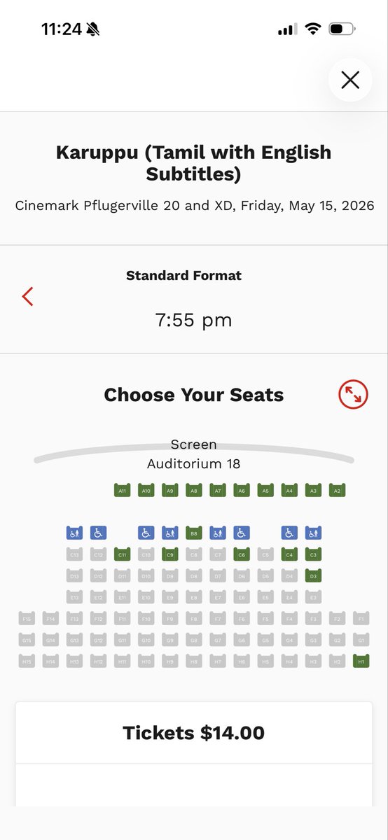 PrimeMediaUS's tweet photo. #Karuppu sensational response in USA 

Theaters are accommodating as many shows as possible. Check the website for updated showtimes . 🔥

#Suriya #Trisha #RJBalaji #SaiAbyankar https://t.co/6GQVNBlcbD