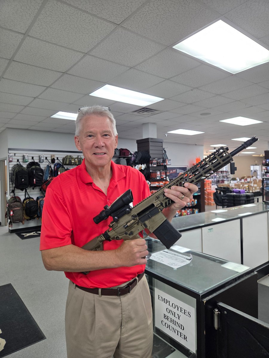 PlucinskiGreg's tweet photo. I will always stand for our 2nd Amendment rights!
(The newest military grade weapon.) https://t.co/WfIu1pxAov