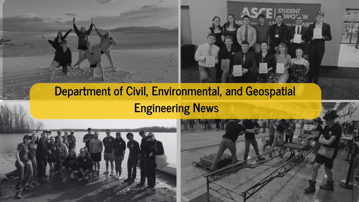 mtucege's tweet photo. Civil, Environmental, and Geospatial Engineering News: https://t.co/Tr5GU20JhK https://t.co/JHpFv5ggw6