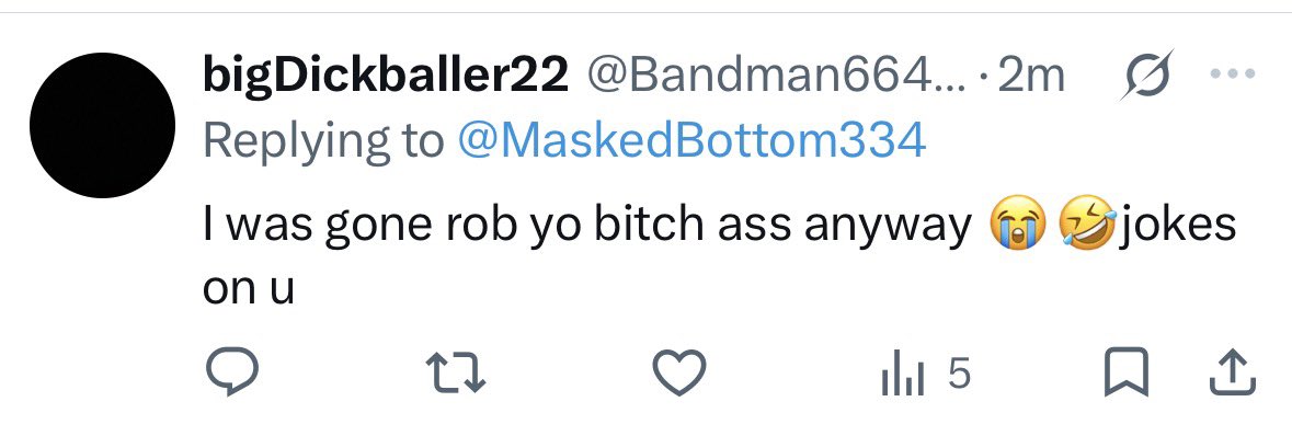 MaskedBottom334's tweet photo. Y'all Report This Page!!!!!! 
He will try to rob you!!!!!! https://t.co/F7wAzMN4Y7