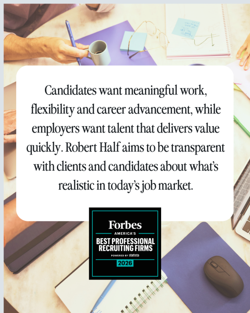 Noecolina98's tweet photo. Being named #1 by Forbes reflects what we focus on every day at #RobertHalf: real-time market insight, honest conversations, and long-term partnerships. #LifeAtRH #Forbes https://t.co/HCINrtZQXe