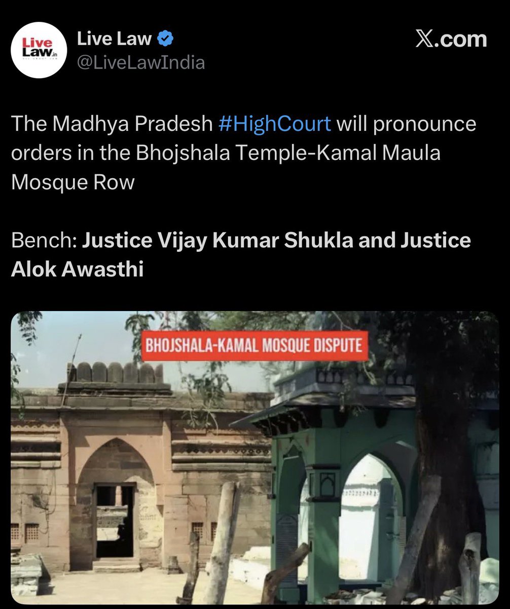 TA_backup_2nd's tweet photo. Shukla & Awaathi pronounce a 600 YR old #KamalMaula Mosque 🕌 as some hindu temple without ANY evidence just like SC did to #Babri.
This Fraud Constitution, the Sanatani Courts and the majoritarian ruled political system are tools to spread hindu terror and tyranny https://t.co/Tb9RrXWHVS