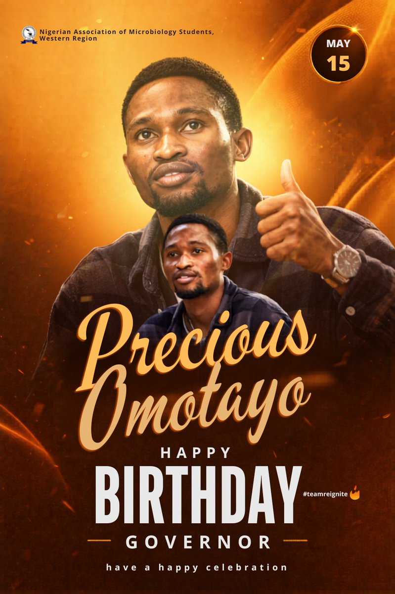NamsSWregion's tweet photo. Happy Birthday to our distinguished Governor, Precious Omotayo 🎉
May this new age bring greater achievements, divine favor, strength, and endless success.
Thank you for leading with purpose https://t.co/mFb3B7zeSS