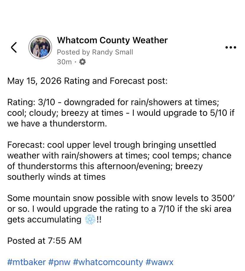 Randy Small - Whatcom County Weather tweet media