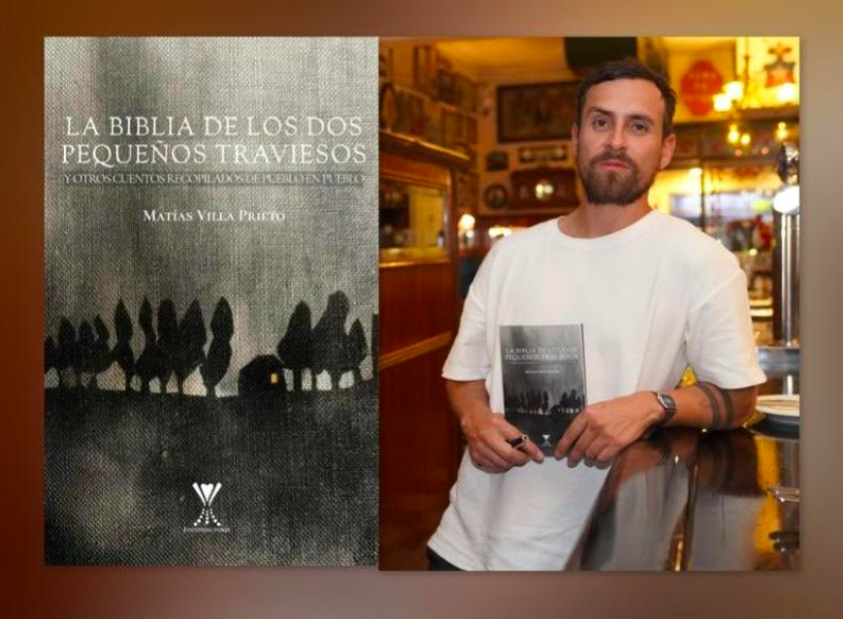 pagina19cl's tweet photo. 📚Editorial Forja (@ForjaEd) presenta "La Biblia de los dos pequeños traviesos y otros cuentos recopilados de pueblo en pueblo" de Matías Villa Prieto.

Se trata de una colección de relatos donde la tradición popular, la picardía campesina, el absurdo y lo macabro conviven en historias que parecen contadas al calor de una sobremesa, pero con el pulso narrativo de una imaginación desbordante.

https://t.co/2tlJJbBsC3