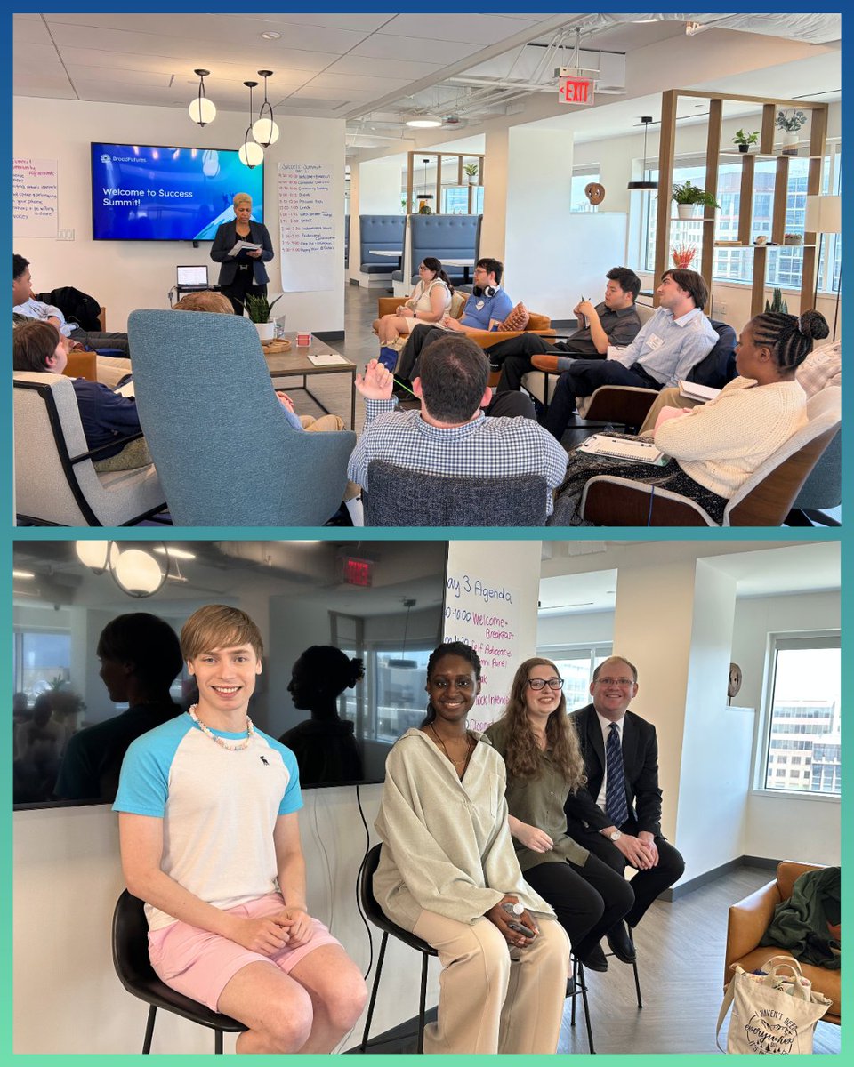 BroadFutures's tweet photo. Last weekend, BroadFutures hosted our first-ever Success Summit!

12 neurodivergent young people from across the country spent 3 days building career skills through workshops on resumes, networking, interviewing, self-advocacy, and more.

The ripple effects are just beginning. 🌊 https://t.co/bku6KSwf43